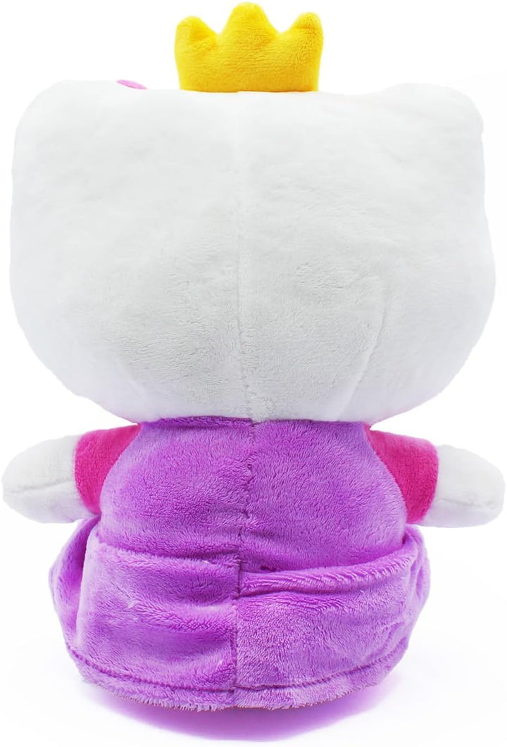 Joy Toy - Hello Kitty Princess Eco Plush 24 cm in wiederverwendbarem Kartontäschchen Prinzessin, Pri