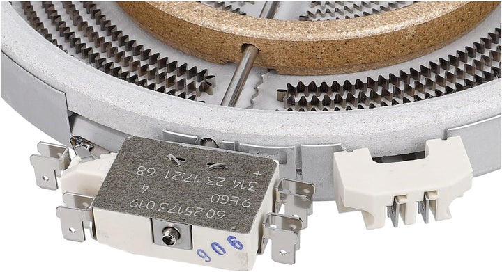 Strahlheizkörper Zweikreis Glaskeramikkochfeld 2200/750W Ø210/125mm Ego 1051213034 HiLight-Heizkörpe