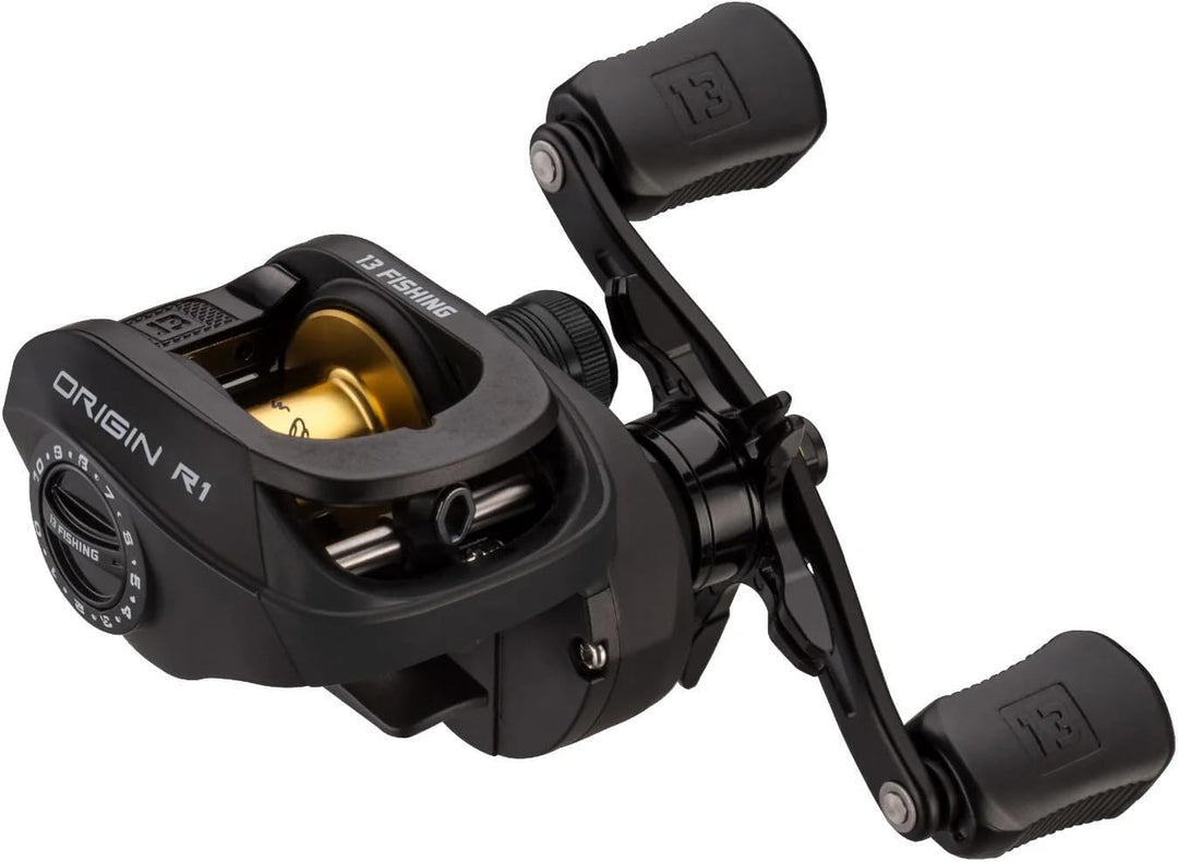 Origin R1 Baitcast-Rollen, 13 Stück 8.1:1 Gear Ratio Linkshänder, 8.1:1 Gear Ratio Linkshänder