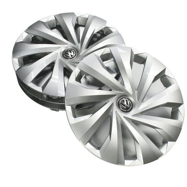 Volkswagen 2G0071455 Radkappen 15 Zoll Radzierblenden Silber (4 Stück) Radblenden Kappen Stahlfelgen