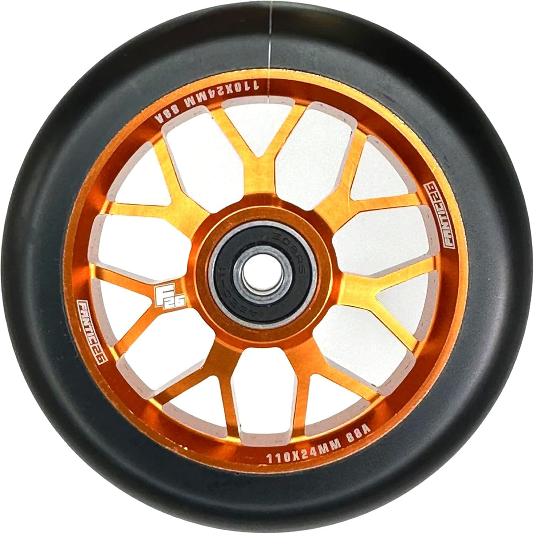 Fantic26 Spy7 Stunt Scooter Rolle I Trick I Tret I Kinder I Roller I Wheel I 110mm I ABEC 11 I Schne