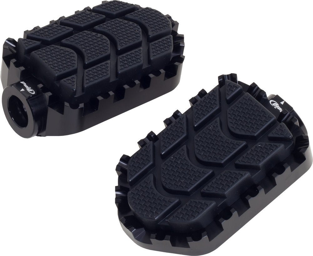 Puig Fussrasten Set Enduro 7587N model Schwarz, Schwarz