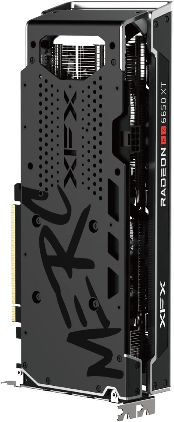 XFX Speedster MERC308 Radeon RX 6650XT Black Gaming Grafikkarte mit 8GB GDDR6 HDMI 3xDP, AMD RDNA™ 2