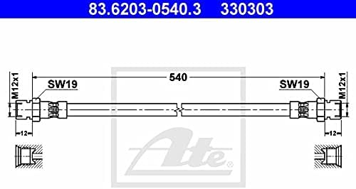 ATE 83620305403 Bremsschlauch