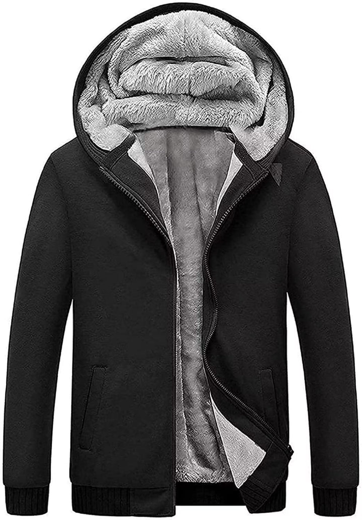 igeekwell Winterjacke Herren Hoodie Zipper Kapuzenpullover Kapuzenjacke Sweatjacke für Männer, Komfo