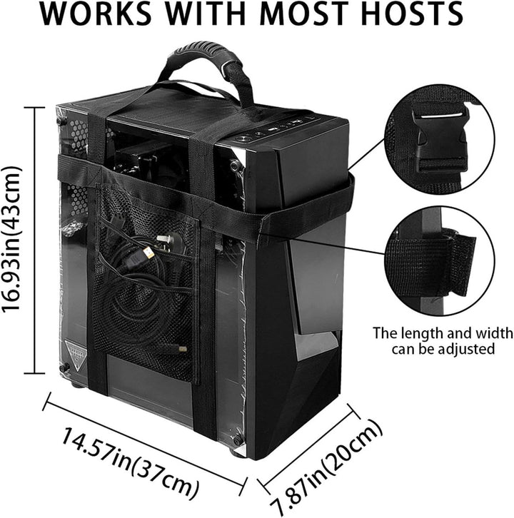Desktop Computer Host Tragegurt, Tragbarer Desktop-Gurt - Desktop-Transportgriff, Computer-Tragegurt