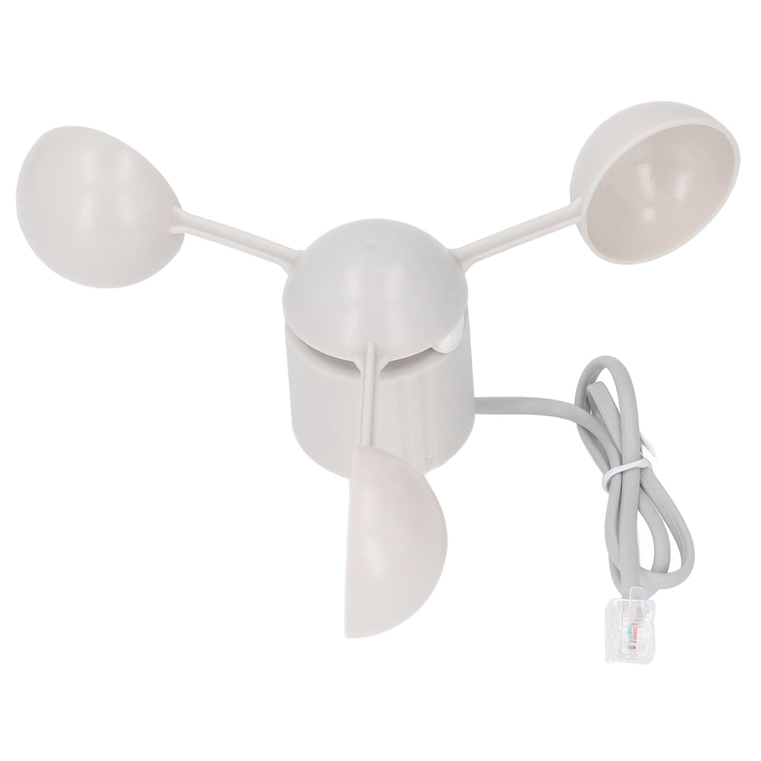 3-Tassen-Anemometer-Cup-Windgeschwindigkeitssensor, RJ11-Anschluss, Windrichtungsanzeige für Wetterm