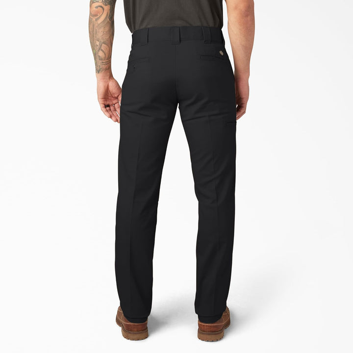 Dickies Herren Slim Taper Flex Twill Arbeitshose 32W / 30L Schwarz, 32W / 30L Schwarz