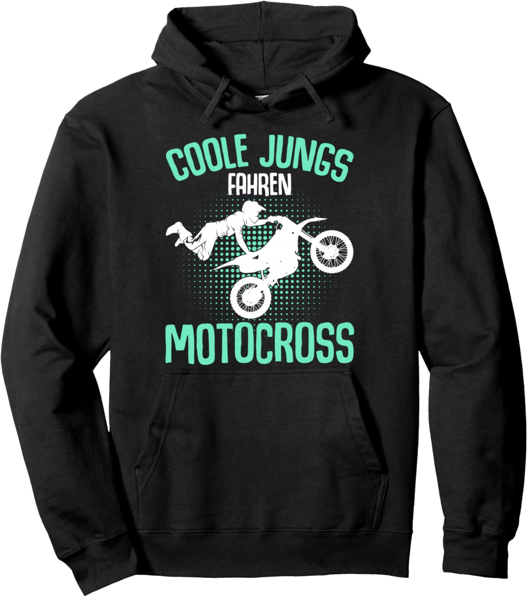 Coole Jungs fahren Motocross Dirt Biker Kinder Jungen Pullover Hoodie