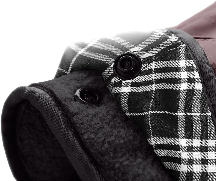 HUNTER Hundemantel Uppsala, Farbe: Altrosa, 2in1 Design mit herausknüpfbarem Innenfutter, wasserabwe