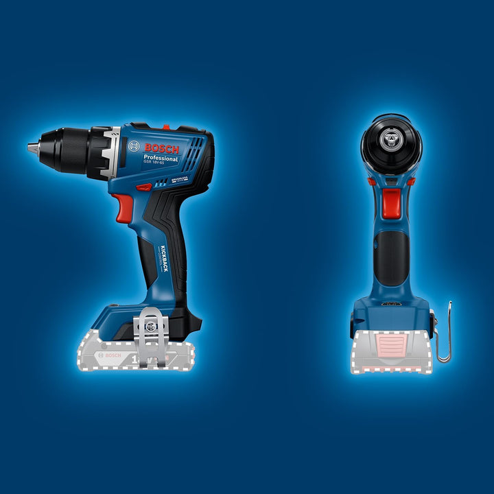 Bosch PRO GSR 18V-65 Akku-Bohrschrauber | Kompakt, aber robust, macht schwierige Schraubanwendungen