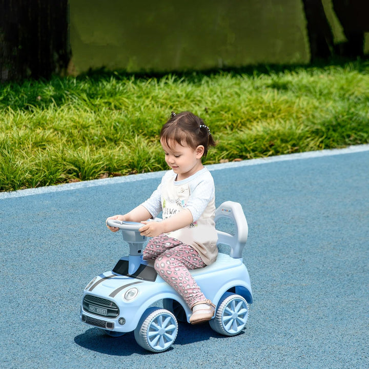 AIYAPLAY Rutschauto Rutschfahrzeug Kinderfahrzeug für 18-36 Monate Kinder Hellblau, Hellblau
