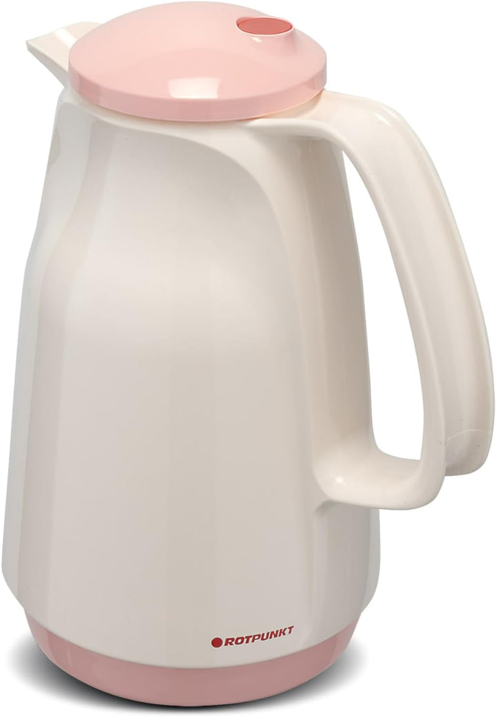 ROTPUNKT Isolierkanne 220 Bella 1,0 l | Zweifunktions-Drehverschluss | BPA Frei- gesundes Trinken |
