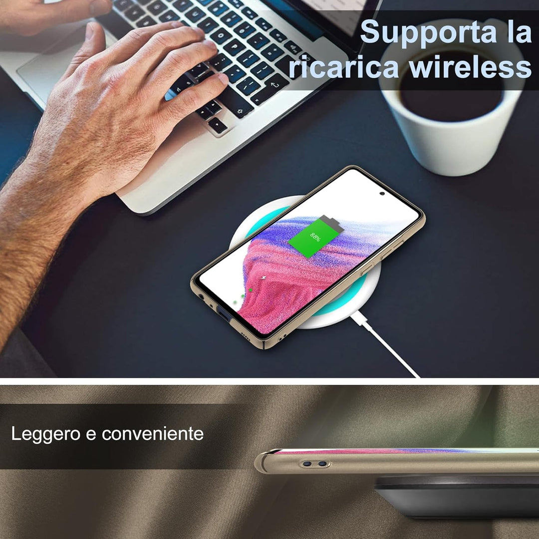 sqgylgl Ultra Dünn Hülle für Samsung Galaxy A53 5G, Extrem Dünn Matte Finish A53 Handyhülle PC Schal