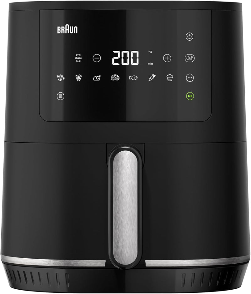 Braun Heissluftfritteuse MultiFry 3 HF 3030, 4,3 L, 1500W, digitale Temperaturregelung, 80-200°C, Ti