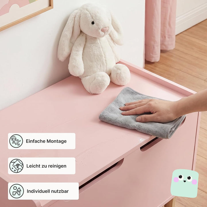 [en.casa] Spielzeugkiste mit Deckel Virer Kuscheltier Aufbewahrung Kinderzimmer Truhe Spielzeugbox 6