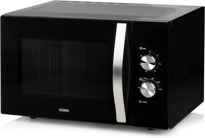 Domo DO2431 Mikrowelle mit Ofen schwarz-silber 30 l