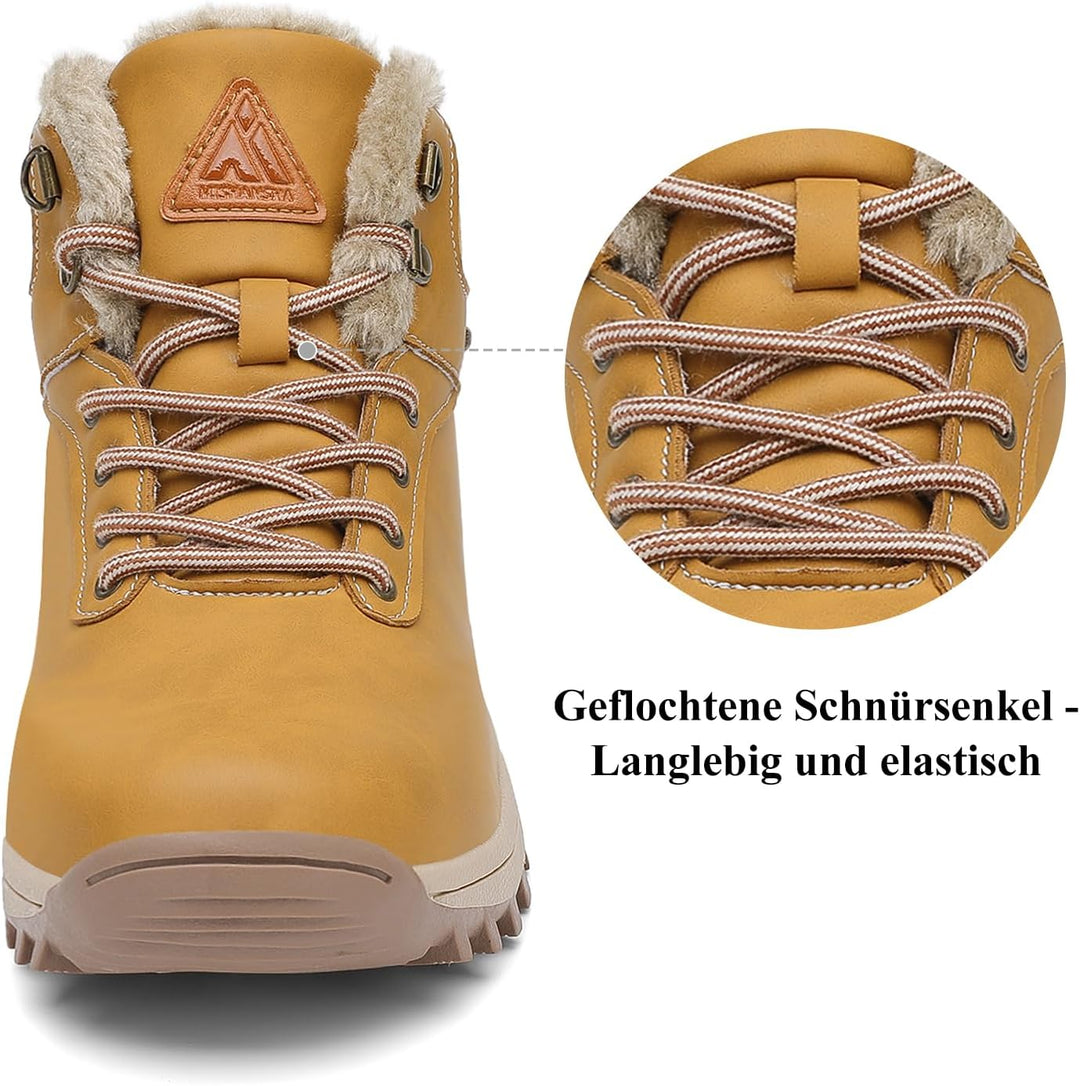 PASTAZA Warme Winterschuhe Herren Damen Winterstiefel Outdoor Winterboots Gefüttert Schneestiefel 37