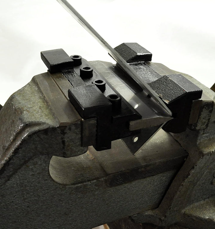 Biegevorrichtung Schraubstock 125 mm Biegebacken mit Magnethalterung Abkantbacken biegen Handbieger