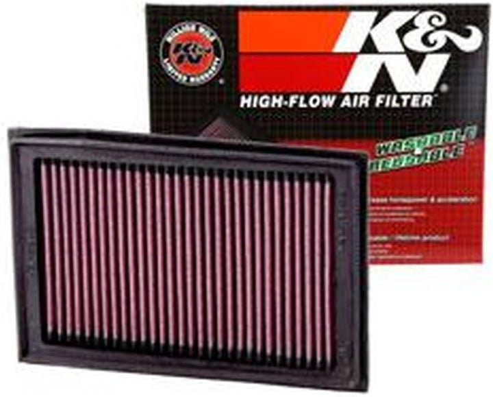 K&N KA-2508 Motorrad Tauschluftfilter, Rot