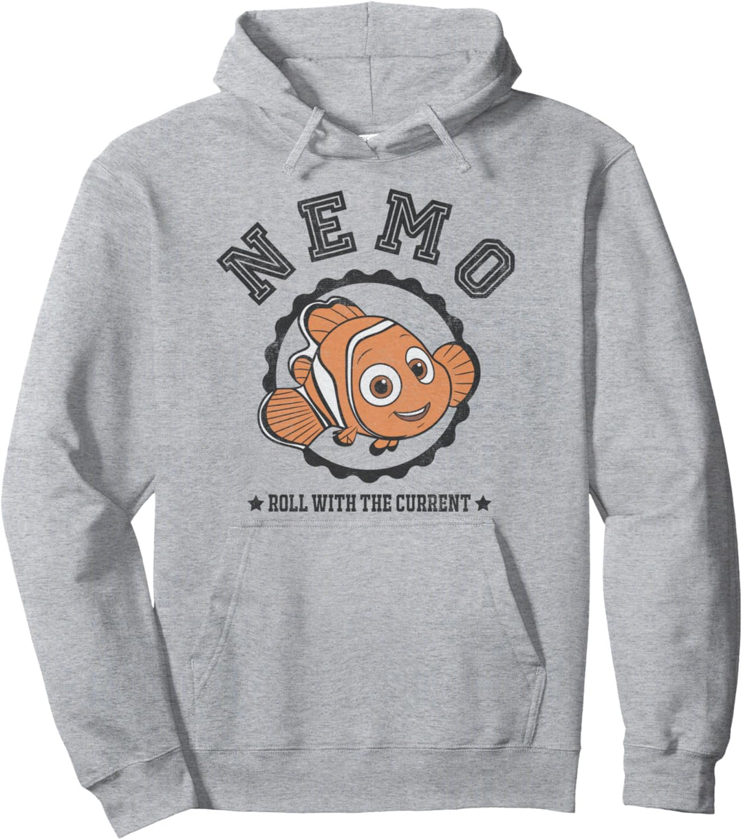 Disney Pixar Finding Dory Nemo Roll With It Text Pullover Hoodie