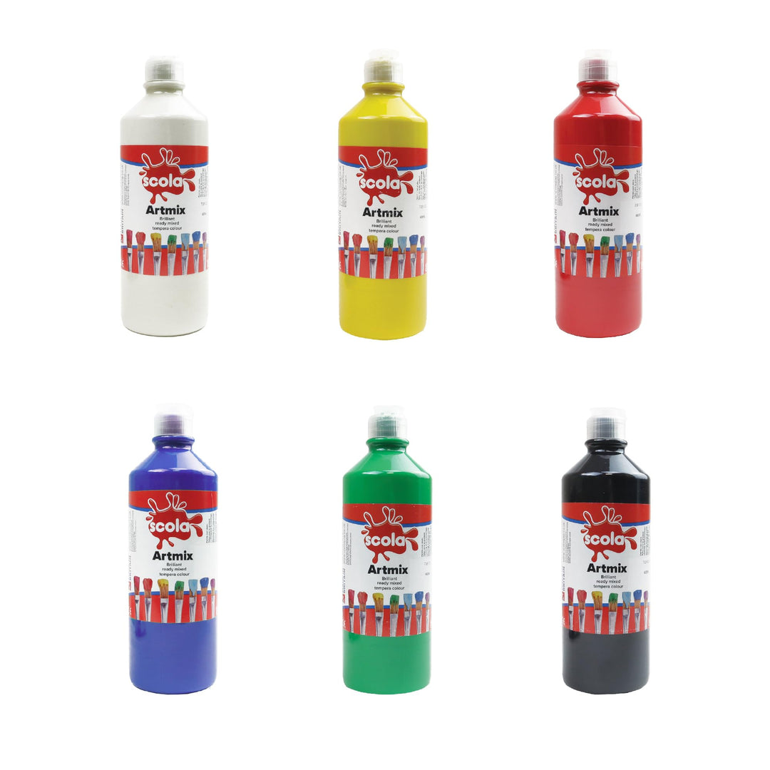 Scola Artmix 6 x 600 ml Anstrich, farblich sortiert 600 ml (6er Pack) Sortiert, 600 ml (6er Pack) So