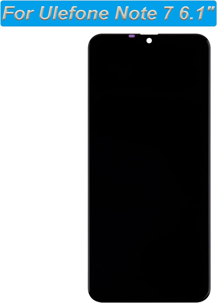 E-YIIVIIL Neuer Ersatz Display Kompatibel mit Ulefone Note 7 6.1" LCD Display Touch Screen Assembly