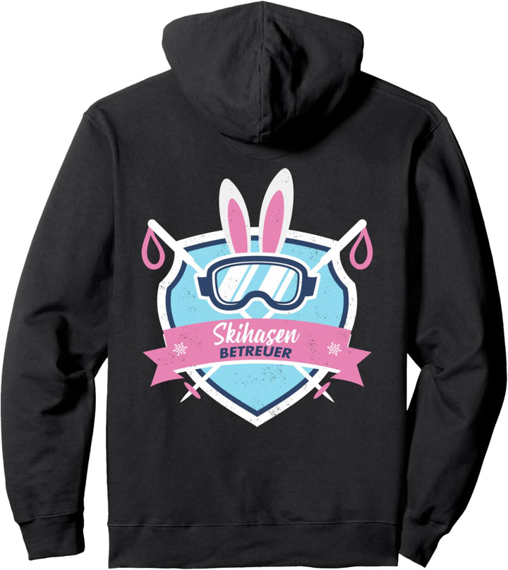 Ski Skifahren Snowboard Skifahrer Berge Skihasen Betreuer Pullover Hoodie