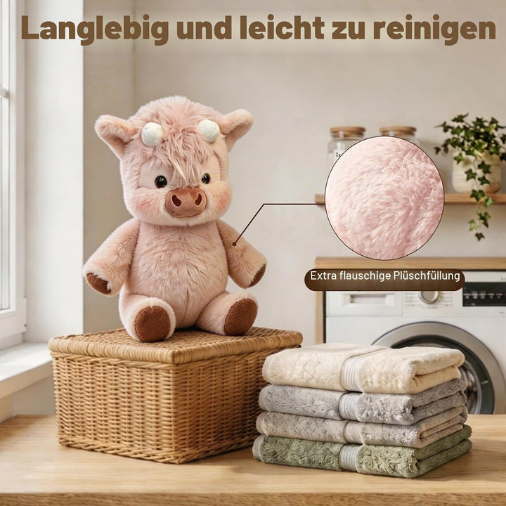 Running Cow Plush 45cm, Laufendes Kuscheltier, Interaktive Plüschtier Einer Laufenden Kuh, Kuh Kusch