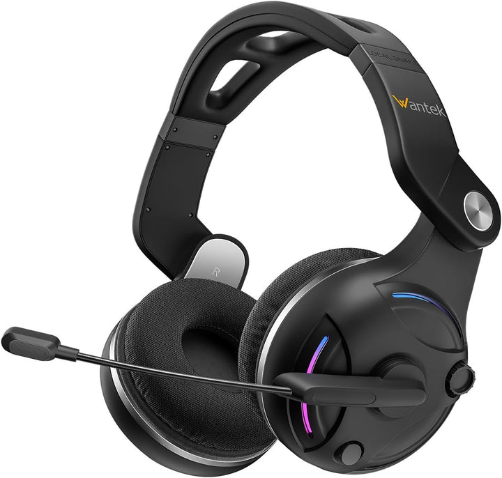 Wantek Bluetooth Kopfhörer,Hybrid Active Geräuschisolierung,Individuelle Modi,3D Audio Sound,48h Akk