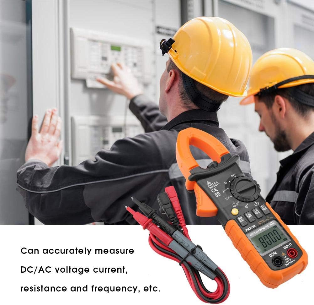 PEAKMETER Digitales Zangenmessgerät Multimeter PM2108 Tragbarer 6600-Zähler Zählstrom/DC-Zangenmessg