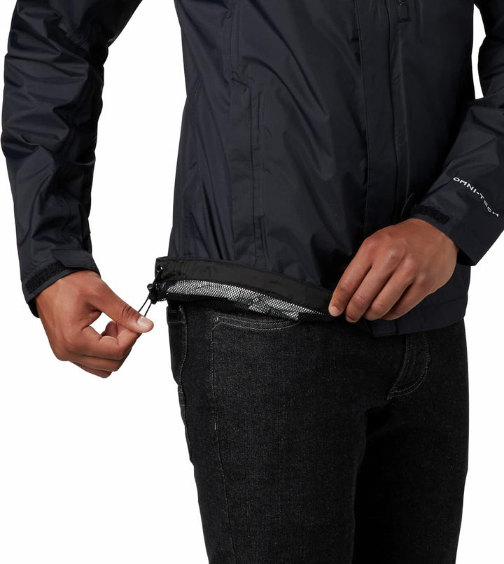 Columbia Herren Pouring Adventure Ii Jacket Wasserdicht Regenjacke (1er Pack) S Schwarz, S Schwarz