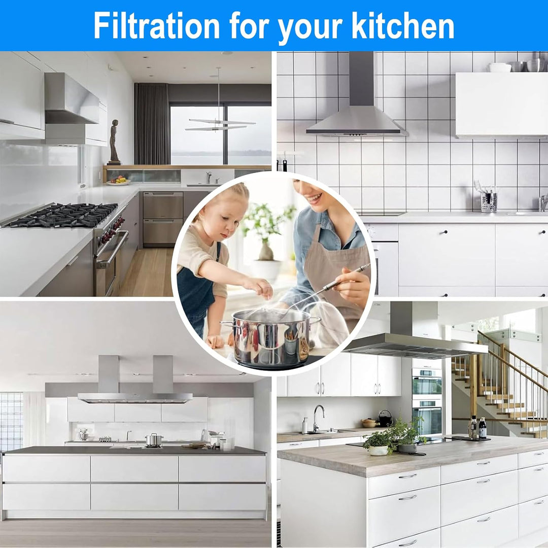 MOLIMOLI Neff Dunstabzugshaube Filter 4 Stück Aktivkohlefilter für Siemens/Bosch/Gaggenau/Constructa