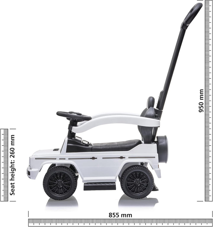 JAMARA 460625 - Rutscher Mercedes-Benz G 350 d 3in1 – ab 6 Monate, Sitzhöhe 260 mm, Kippschutz, Schu