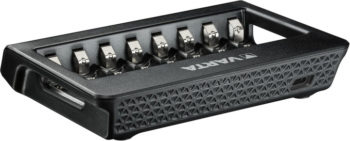 VARTA Akku Ladegerät, Batterieladegerät für wiederaufladbare AA/AAA, bis zu 8 Akku, LCD Multi Charge