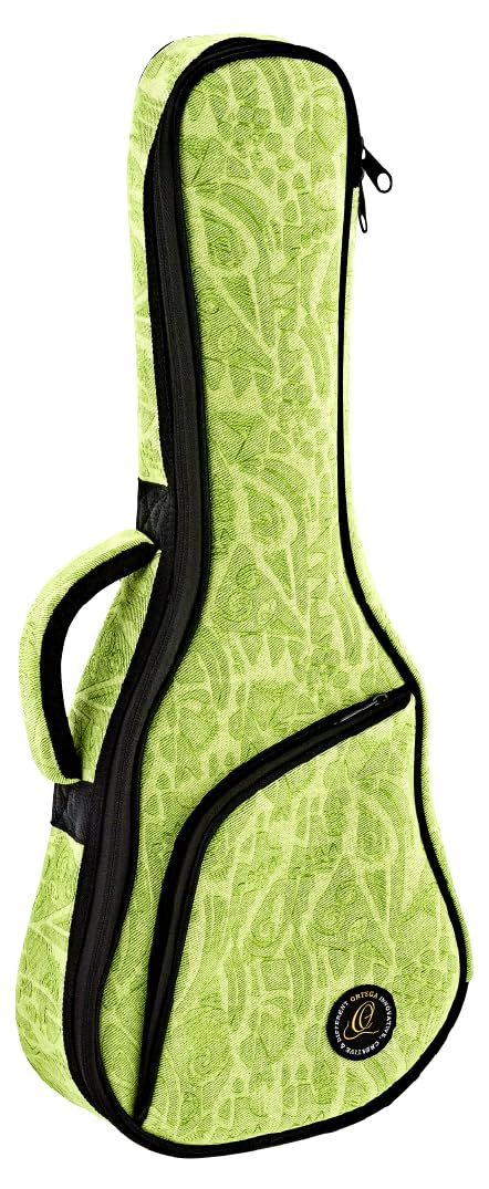 ORTEGA Gigbag für Konzert Ukulelen - Denim Look Green (OUB-CC-GRJ)
