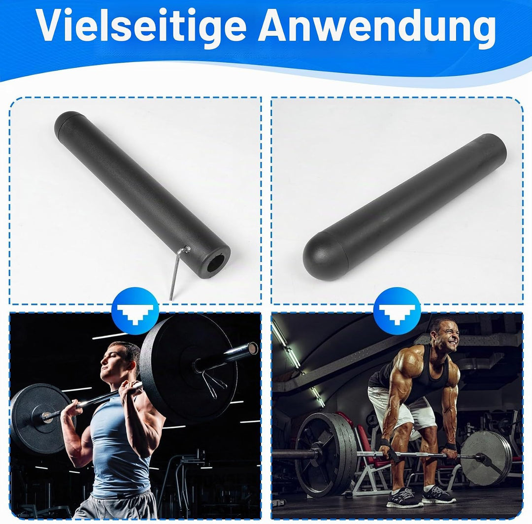 2PCS Hantelstangen Adapterhülse Variable Durchmesserhülse Fitnessstudio Zubehör 1Zoll auf 2 Hantelst