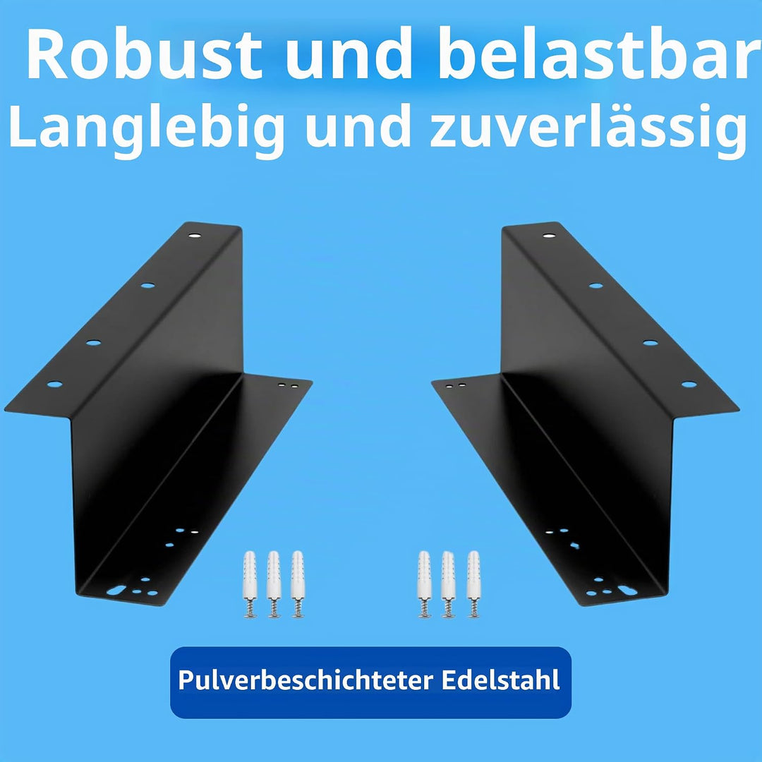 Montagehalterung für Geldkästen – 2 x Schienen, für 33 und 41 cm grosse Schublade, einfache Montage,