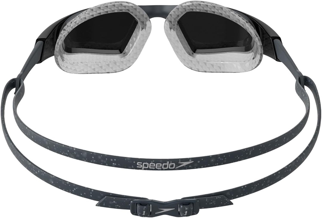 Speedo Unisex Erwachsene Aquapulse Pro Mirror Schwimmbrille Einheitsgrösse Schwarz/Gold, Einheitsgrö