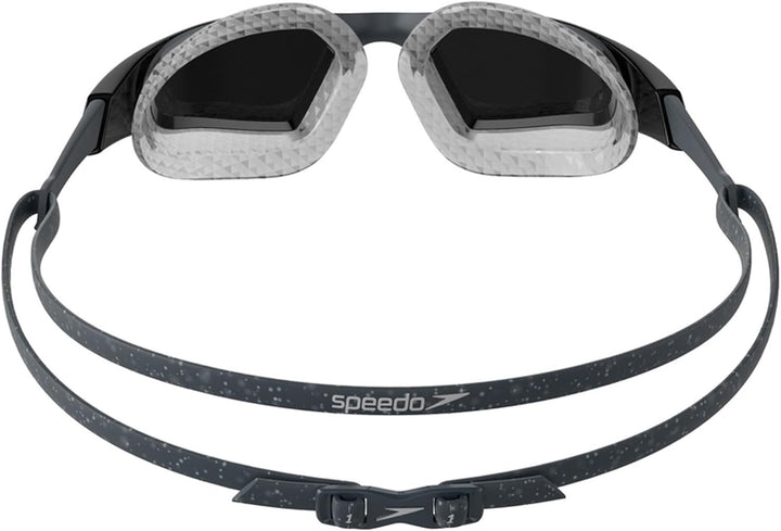 Speedo Unisex Erwachsene Aquapulse Pro Mirror Schwimmbrille Einheitsgrösse Schwarz/Gold, Einheitsgrö