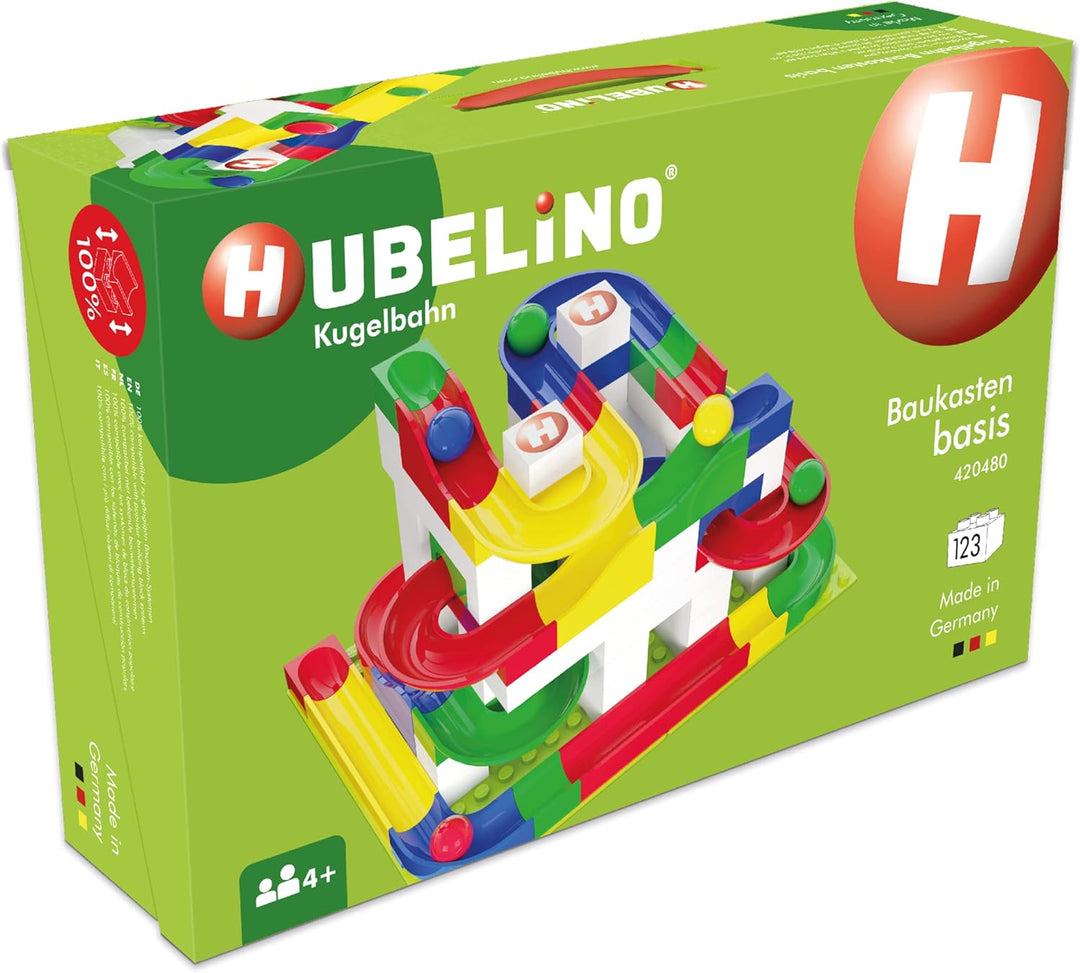 Hubelino HUBELINO-123-teilig Baukasten Basis 420480, ys/m Single, Single