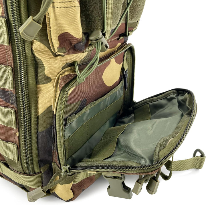 Alephnull Taktische Brusttasche Molle Wandern Daypack Sling Tasche Crossbody-Umhängetasche für Outdo