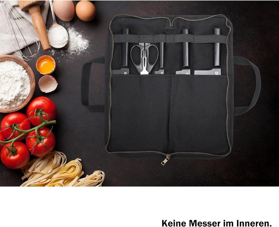 Messertasche für Köche, Küchenwerkzeugtasche für Küchenmesserset, Messertasche für Camping, Wandern,