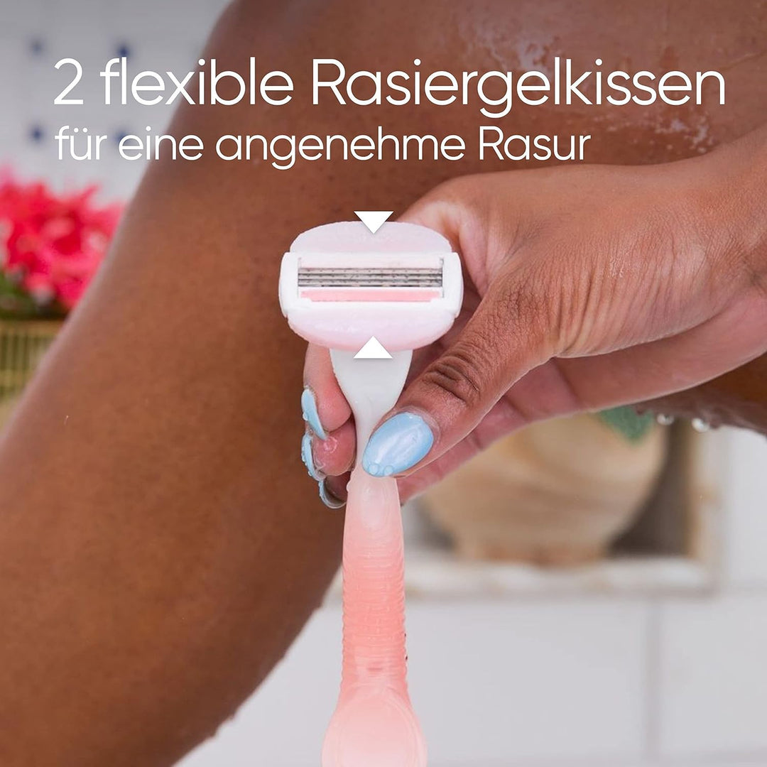 Gillette Venus Comfortglide Spa Breeze Rasierklingen Damen, 4 Ersatzklingen für Damenrasierer 4 stüc