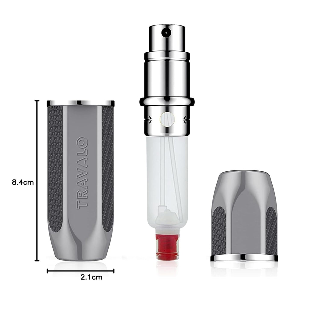 Travalo Vector Silver Parfümzerstäuber Grau, Grau