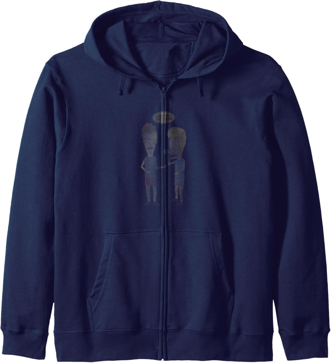 Beavis and Butt-Head Distressed Portrait Logo Kapuzenjacke