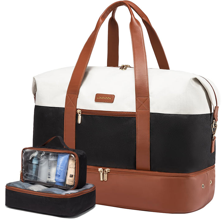 LOVEVOOK Reisetasche Damen, Weekender Damen Kliniktasche Geburt, Handgepäck Tasche Für Flugzeug, Spo