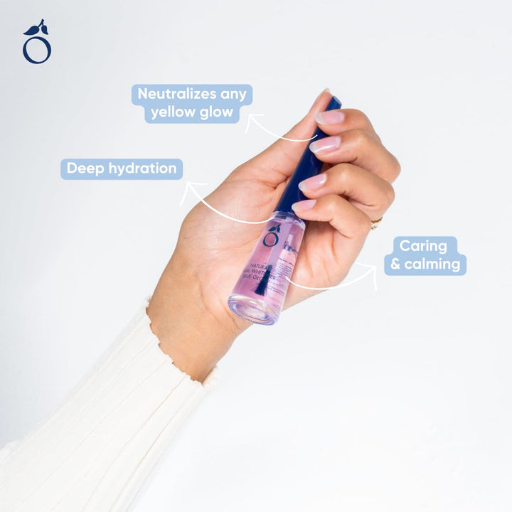 Herome Nagelaufheller (Nail Whitener) Blue Glow - Whitening Nagellack - Akzentuiert die Natürliche R