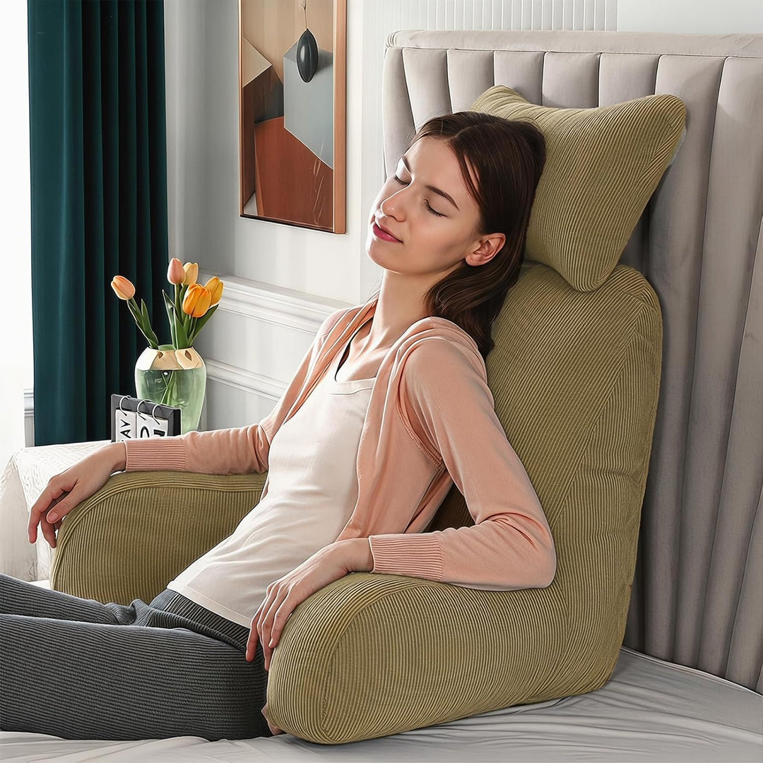 Hengrongshen Lesekissen für Bett Und Sofa, Erwachsenensofa mit Rückenlehnenkissen, Sitzkissen mit Ar