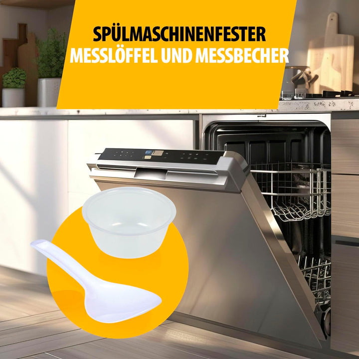 Tristar Reiskocher, 1,8 L Kapazität, Edelstahlgehäuse mit Glasdeckel, Antihaft-Innentopf, Automatisc